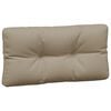 vidaXL Coussins de palette lot de 7 taupe tissu