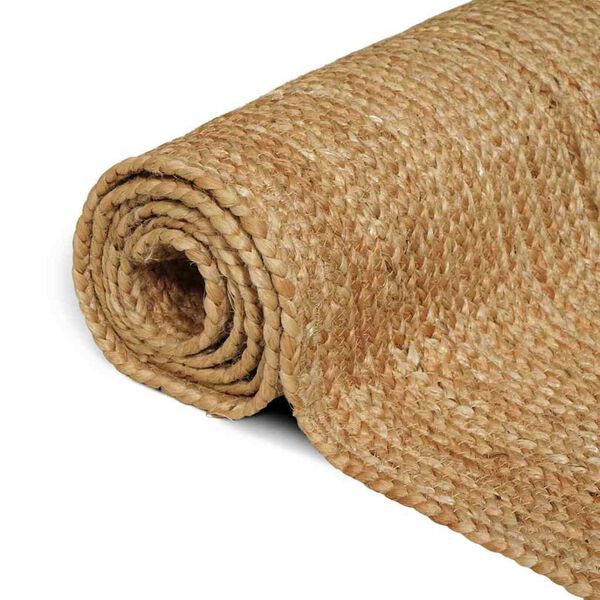 vidaXL Tapis de zone Beige 140 x 200 cm Jute