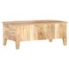 vidaXL Table basse 100x55x40 cm Bois de manguier brut