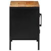 vidaXL Cabinet de chevet Marron et Noir 50 x 30 x 45 cm