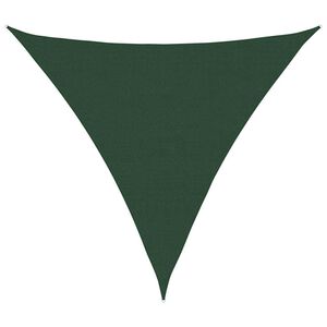 vidaXL Voile d'ombrage 160 g/m&sup2; triangulaire vert fonc&eacute; 6x6x6 m PEHD