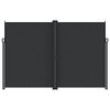vidaXL Auvent lat&eacute;ral r&eacute;tractable noir 220x600 cm