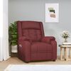 vidaXL Fauteuil de massage électrique Rouge bordeaux Similicuir