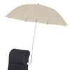 Bo-Camp Parasol de chaise universel 106 cm sable
