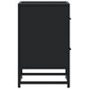 vidaXL Table de chevet noir 40x31x50 cm bois d'ing&eacute;nierie