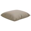 vidaXL Coussins de canapé lot de 4 taupe 60x60 cm tissu