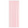 vidaXL Rideaux en voile avec passe-tringles 2 pcs rose clair