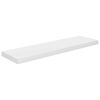 vidaXL &Eacute;tag&egrave;re murale flottante 2 pcs Blanc brillant 90x23,5x3,8cm MDF