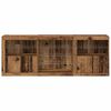 vidaXL Buffet LED Bois ancien 181,5 x 37 x 67 cm Bois d'ing&eacute;nierie