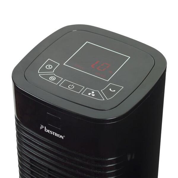 Bestron Ventilateur tour avec t&eacute;l&eacute;commande AFT80ZRC 80 cm 50 W Noir