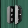 vidaXL Abri de stockage pour jardin M&eacute;tal Vert 204 x 132 x 186 cm