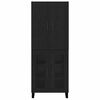 vidaXL Haut Armoire 2 pcs Ch&ecirc;ne noir 69,5 x 34 x 180 cm