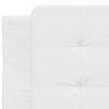 vidaXL Cadre de lit sans matelas Zadar blanc 100x203 cm similicuir