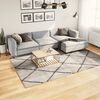 vidaXL Tapis shaggy à poils longs moderne beige anthracite 200x280 cm