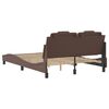 vidaXL Cadre de lit Viana sans matelas marron 140x190 cm similicuir