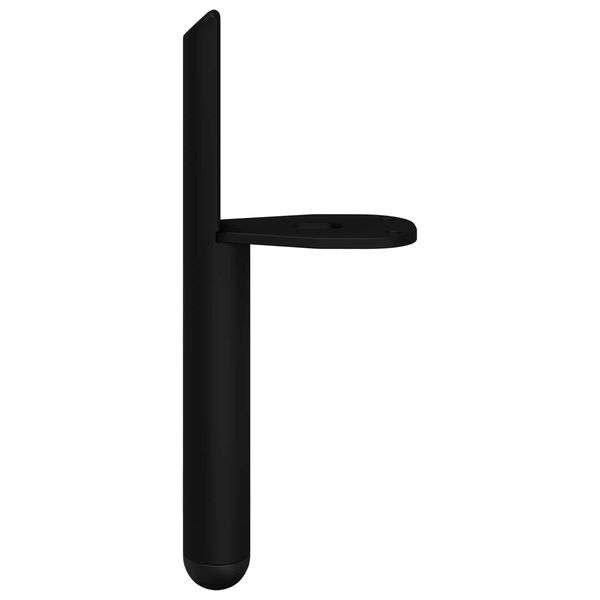 vidaXL Pieds de meuble 12 pcs Noir 66 x 36 x 160 mm Fer