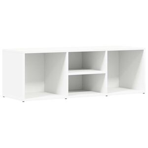 vidaXL Banc &agrave; chaussures Blanc 105x35x35 cm Agglom&eacute;r&eacute;