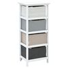 vidaXL Armoire de rangement 4 tiroirs Bois