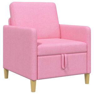 vidaXL Sofa avec rangement Rose 72 x 78 x 87 cm Polyester