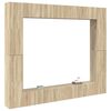 vidaXL Ensemble de meubles TV 8 pcs Ch&ecirc;ne sonoma Bois d'ing&eacute;nierie