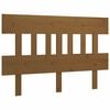 vidaXL T&ecirc;te de lit Marron miel 143,5x3x81 cm Bois massif de pin