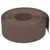 vidaXL Bordures de jardin 2 pcs marron 10 m 20 cm polyéthylène