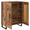 vidaXL Buffet Bois Ancien 69,5 x 34 x 90 cm Bois d'ing&eacute;nierie et fer