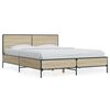 vidaXL Cadre de lit sans matelas ch&ecirc;ne sonoma 140x200 cm