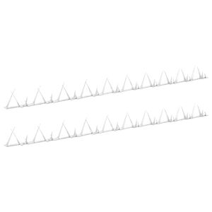 vidaXL Piquets muraux 2 pcs Acier 1 m