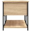 vidaXL Banc de rangement ch&ecirc;ne sonoma 100x42,5x47 cm bois d'ing&eacute;nierie