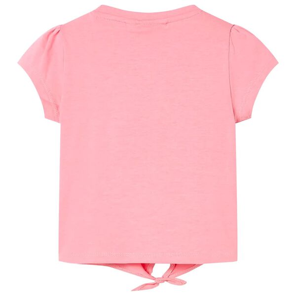 T-shirt pour enfants rose fluo 116