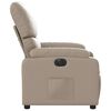 vidaXL Fauteuil inclinable &eacute;lectrique Cappuccino Similicuir