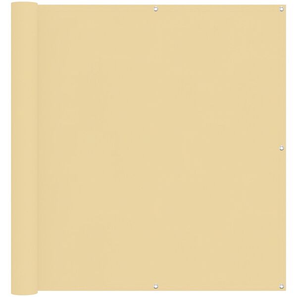 vidaXL &Eacute;cran de balcon Sable 110 x 300 cm Tissu Oxford