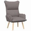 vidaXL fauteuil Taupe 69 x 74 x 93 cm Tissu et Contreplaqu&eacute;