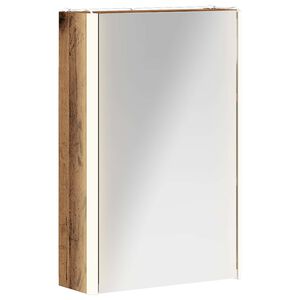 vidaXL Armoire Miroir de Salle de Bain Bois ancien 33 x 11,5 x 50 cm