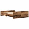 vidaXL Cadre de lit sans matelas vieux bois 135x190cm bois ing&eacute;nierie