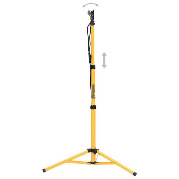 vidaXL Projecteur à LED avec trépied 2x10 W Blanc chaud