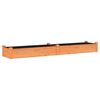 vidaXL Lit sur&eacute;lev&eacute; de jardin doublure 240x45x25 cm bois massif sapin