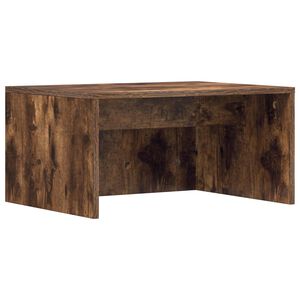vidaXL Bureau mural Ch&ecirc;ne fum&eacute; Bois d'ing&eacute;nierie 60 x 45 x 30 cm