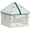 vidaXL Panneau de jeu pour chien 4 panneaux avec toit 63 x 63 x 67 cm