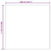 vidaXL Tapis en Fourrure Synth&eacute;tique de Lapin Olite Rose 200 x 200 cm
