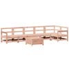 vidaXL Salon de jardin 7 pcs bois massif sapin de douglas