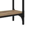 vidaXL Table console avec &eacute;tag&egrave;re Ch&ecirc;ne artisanal 100 x 22,5 x 75 cm