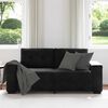 vidaXL Canap&eacute; causeuse noir 180x77x82 cm velours
