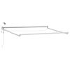 vidaXL Auvent r&eacute;tractable &eacute;lectrique Noir 3 x 2,5 m