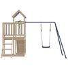 vidaXL Aire de jeux d'ext&eacute;rieur bois de pin massif