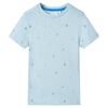 T-shirt pour enfants bleu clair 128