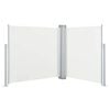 vidaXL Auvent lat&eacute;ral r&eacute;tractable Cr&egrave;me 100 x 600 cm