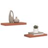 vidaXL &Eacute;tag&egrave;re Murale 2 pcs Rouge 50 x 23 x 4 cm Bois d'ing&eacute;nierie