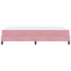 vidaXL Lit &agrave; ressorts avec matelas Rose 160 x 220 cm tissu